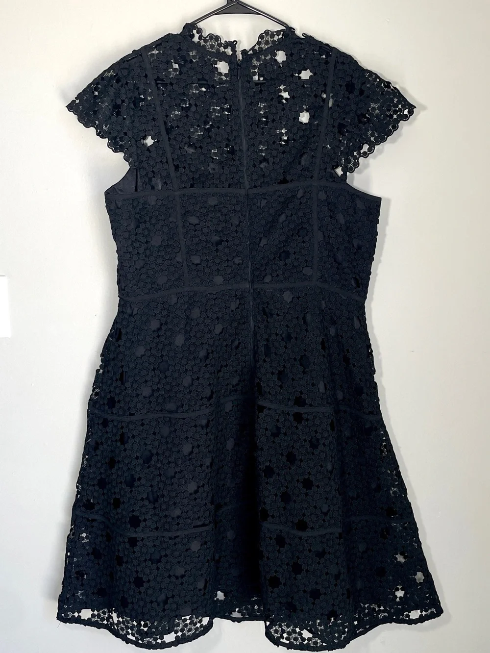 City Chic Black Lace Fit & Flare Dress Romantic Goth Chic - Picture 3 of 10